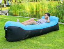 Load image into Gallery viewer, Outdoor Air Sofa Fast Inflatable Laybag Hangout Lounger Beach Air Bed Folding Sleeping Bag Lazy Sofa Lazy Air Sofa