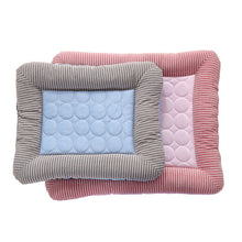 Load image into Gallery viewer, Pet Cooling Pad Bed For Dogs Cats Puppy Kitten Cool Mat Pet Blanket Ice Silk Material Soft For Summer Sleeping Blue Breathable