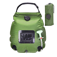 Load image into Gallery viewer, Shower Outdoor Solar Bath Bag Camping Bath Water Storage Bag Portable 20L Bath Water Bag