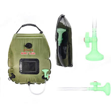 Load image into Gallery viewer, Shower Outdoor Solar Bath Bag Camping Bath Water Storage Bag Portable 20L Bath Water Bag