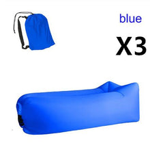Load image into Gallery viewer, Outdoor Air Sofa Fast Inflatable Laybag Hangout Lounger Beach Air Bed Folding Sleeping Bag Lazy Sofa Lazy Air Sofa