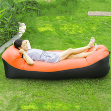 Load image into Gallery viewer, Outdoor Air Sofa Fast Inflatable Laybag Hangout Lounger Beach Air Bed Folding Sleeping Bag Lazy Sofa Lazy Air Sofa