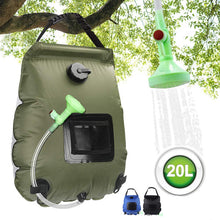 Load image into Gallery viewer, Shower Outdoor Solar Bath Bag Camping Bath Water Storage Bag Portable 20L Bath Water Bag