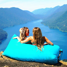 Load image into Gallery viewer, Outdoor Air Sofa Fast Inflatable Laybag Hangout Lounger Beach Air Bed Folding Sleeping Bag Lazy Sofa Lazy Air Sofa
