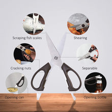 Load image into Gallery viewer, Kitchen Knife Sets, 15 Piece Knife Sets with Block for Kitchen Chef Knife Stainless Steel Knives Set Serrated Steak Knives with Manual Sharpener Knife Amazon Platform Banned