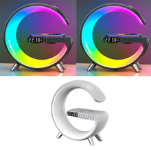 Load image into Gallery viewer, 2023 New Intelligent G Shaped LED Lamp Bluetooth Speake Wireless Charger Atmosphere Lamp App Control For Bedroom Home Decor
