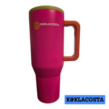 Load image into Gallery viewer, Tumbler Cup Stainless Steel Vacuum Water Bottle 40oz, Leakproof Reusable with Lid and Straw for Water Tea Juice or Coffee Perfect for Car or Travel