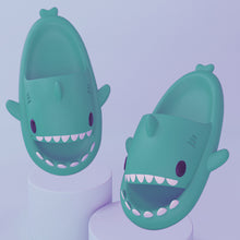 Load image into Gallery viewer, Adult's Slippers Indoor Outdoor Funny Shark Cartoon Slippers