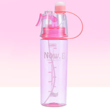 Load image into Gallery viewer, Bottles With Time To Drink Portable Outdoor Sports Mist Spray Cup Natural water