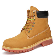 Load image into Gallery viewer, Men's Matte Leather Martin Boots Outdoor High Top Tooling Shoes