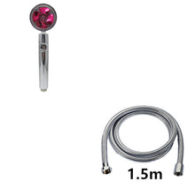 Load image into Gallery viewer, Propeller Driven Shower Head With Stop Button And Cotton Filter Turbocharged High Pressure Handheld Shower Nozzle