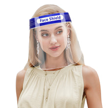 Load image into Gallery viewer, Safety Face Shield 10 PCS Reusable Full Face Transparent Breathable Visor Windproof Dust proof Hat Shield Protect Eyes And Face for Man and Woman