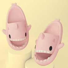 Load image into Gallery viewer, Adult's Slippers Indoor Outdoor Funny Shark Cartoon Slippers
