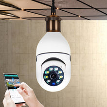 Load image into Gallery viewer, WiFi CAMERA 1080P Bulb 4X Zoom Camera E27 Home 5GWiFi Alarm Monitor