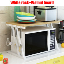 Load image into Gallery viewer, 2 Tier Kitchen Baker Rack Microwave Oven Stand Storage Cart Workstation Shelf Desktop Organizer