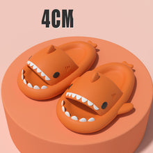 Load image into Gallery viewer, Adult's Slippers Indoor Outdoor Funny Shark Cartoon Slippers