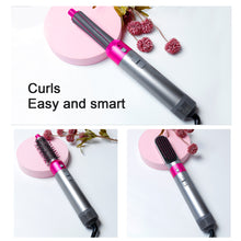 Load image into Gallery viewer, Hair Dryer Comb Multi Functional 5 In1 Hair Curling Straightening Hair Styling Comb Straightener Curler