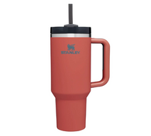 Load image into Gallery viewer, Stanley Quencher H2.0 FlowState Tumbler 40oz Soft Matte Stormy Dune Red shale