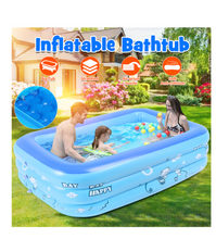 Load image into Gallery viewer, Swimming Pool Outdoor Children Paddling Bathtub Large Inflatable Anti-slip 1.2/1.3/1.5M