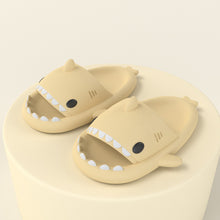 Load image into Gallery viewer, Adult's Slippers Indoor Outdoor Funny Shark Cartoon Slippers