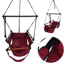 Load image into Gallery viewer, Hanging Chair Hammock Hanging Seat Hanging Swing With Foot Rest Outdoor Chair