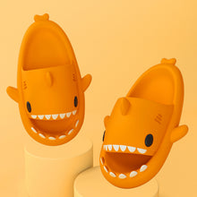 Load image into Gallery viewer, Adult's Slippers Indoor Outdoor Funny Shark Cartoon Slippers