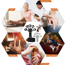 Load image into Gallery viewer, Silicone Grip Device Finger Exercise Stretcher Finger Gripper Strength Trainer Strengthen Rehabilitation Training