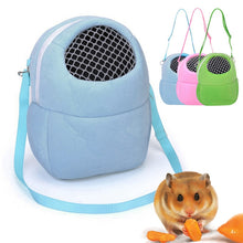 Load image into Gallery viewer, Portable Small Animals Carrier Warm Sleeping Breathable Travel Hanging Bag Pets Rat Hamster Hedgehog Chinchilla Ferret Product