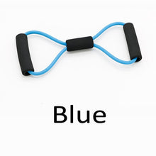 Load image into Gallery viewer, Elastic Band Fitness Equipment Workout Expander Type 8 Word Fitness Yoga Resistance Bands Rubber Bands Fitness Gym Exercise Train