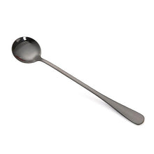 Load image into Gallery viewer, 2020 New Vacuum Plating Stainless Steel Coffee Spoon Long Handle Tea Spoons Kitchen Hot Drinking Flatware Drop Shipping