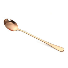 Load image into Gallery viewer, 2020 New Vacuum Plating Stainless Steel Coffee Spoon Long Handle Tea Spoons Kitchen Hot Drinking Flatware Drop Shipping