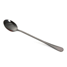 Load image into Gallery viewer, 2020 New Vacuum Plating Stainless Steel Coffee Spoon Long Handle Tea Spoons Kitchen Hot Drinking Flatware Drop Shipping