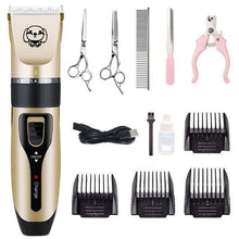 Load image into Gallery viewer, Dog Cat Nail Hair Trimmer Grinder Grooming Tool Electrical Shearing Cutter Machine USB Charge Pet Haircut Paw Shaver Clipper