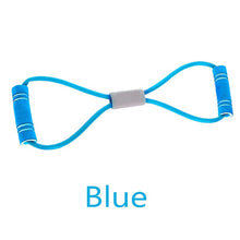 Load image into Gallery viewer, Elastic Band Fitness Equipment Workout Expander Type 8 Word Fitness Yoga Resistance Bands Rubber Bands Fitness Gym Exercise Train