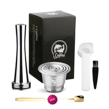 Load image into Gallery viewer, Cafilas Refillable Coffee Capsules Reusable Pods Compatible With Nespresso Inissia capsula nespresso reutilizable