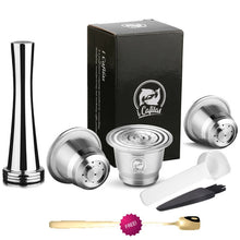 Load image into Gallery viewer, Cafilas Refillable Coffee Capsules Reusable Pods Compatible With Nespresso Inissia capsula nespresso reutilizable