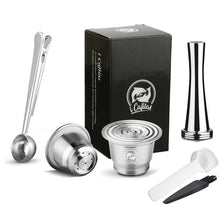 Load image into Gallery viewer, Cafilas Refillable Coffee Capsules Reusable Pods Compatible With Nespresso Inissia capsula nespresso reutilizable