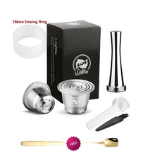 Load image into Gallery viewer, Cafilas Refillable Coffee Capsules Reusable Pods Compatible With Nespresso Inissia capsula nespresso reutilizable