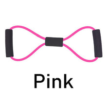 Load image into Gallery viewer, Elastic Band Fitness Equipment Workout Expander Type 8 Word Fitness Yoga Resistance Bands Rubber Bands Fitness Gym Exercise Train