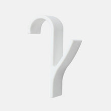 Load image into Gallery viewer, High Quality Hanger For Heated Towel Radiator Rail Clothes Hanger Bath Hook Holder Percha Plegable Scarf Hanger White 6pcs