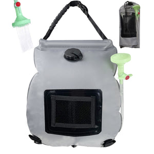 Shower Outdoor Solar Bath Bag Camping Bath Water Storage Bag Portable 20L Bath Water Bag