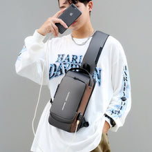 Load image into Gallery viewer, Motorcycle Chest Bag Password Anti-theft Men&#39;s Fashion
