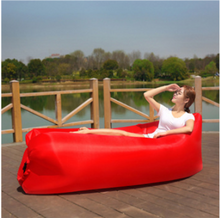 Load image into Gallery viewer, Outdoor Air Sofa Fast Inflatable Laybag Hangout Lounger Beach Air Bed Folding Sleeping Bag Lazy Sofa Lazy Air Sofa
