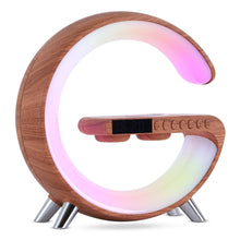 Load image into Gallery viewer, 2023 New Intelligent G Shaped LED Lamp Bluetooth Speake Wireless Charger Atmosphere Lamp App Control For Bedroom Home Decor
