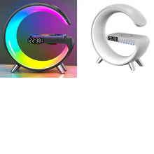 Load image into Gallery viewer, 2023 New Intelligent G Shaped LED Lamp Bluetooth Speake Wireless Charger Atmosphere Lamp App Control For Bedroom Home Decor
