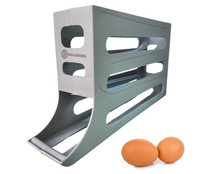 Load image into Gallery viewer, K&amp;KLACOSTA 4 Tier Egg Tray, Automatic Egg Rolling Dispenser Rack for Storing Organizing Distributing and Rolling Eggs in Refrigerator Stackable, Kitchens, Cabinets, Dining
