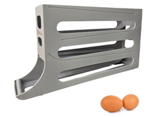 Load image into Gallery viewer, K&amp;KLACOSTA 4 Tier Egg Tray, Automatic Egg Rolling Dispenser Rack for Storing Organizing Distributing and Rolling Eggs in Refrigerator Stackable, Kitchens, Cabinets, Dining
