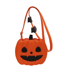 Load image into Gallery viewer, 2023 Halloween Bags Funny Pumpkin Cartoon Shoulder Crossbody Bag With Bat Personalized Creative Female Bag
