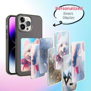 Smart E-ink Screen Phone Case Unlimited Screen Projection Personalized Phone Cover Battery Free New Designer Luxury Phone Case