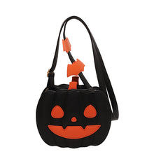 Load image into Gallery viewer, 2023 Halloween Bags Funny Pumpkin Cartoon Shoulder Crossbody Bag With Bat Personalized Creative Female Bag
